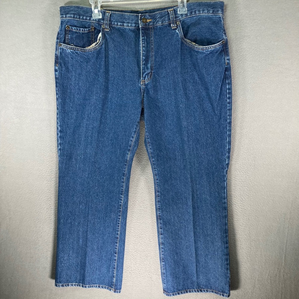 Croft & Barrow Mens 40x29 Blue‎ Jeans Straight Fit Denim Pants Classic